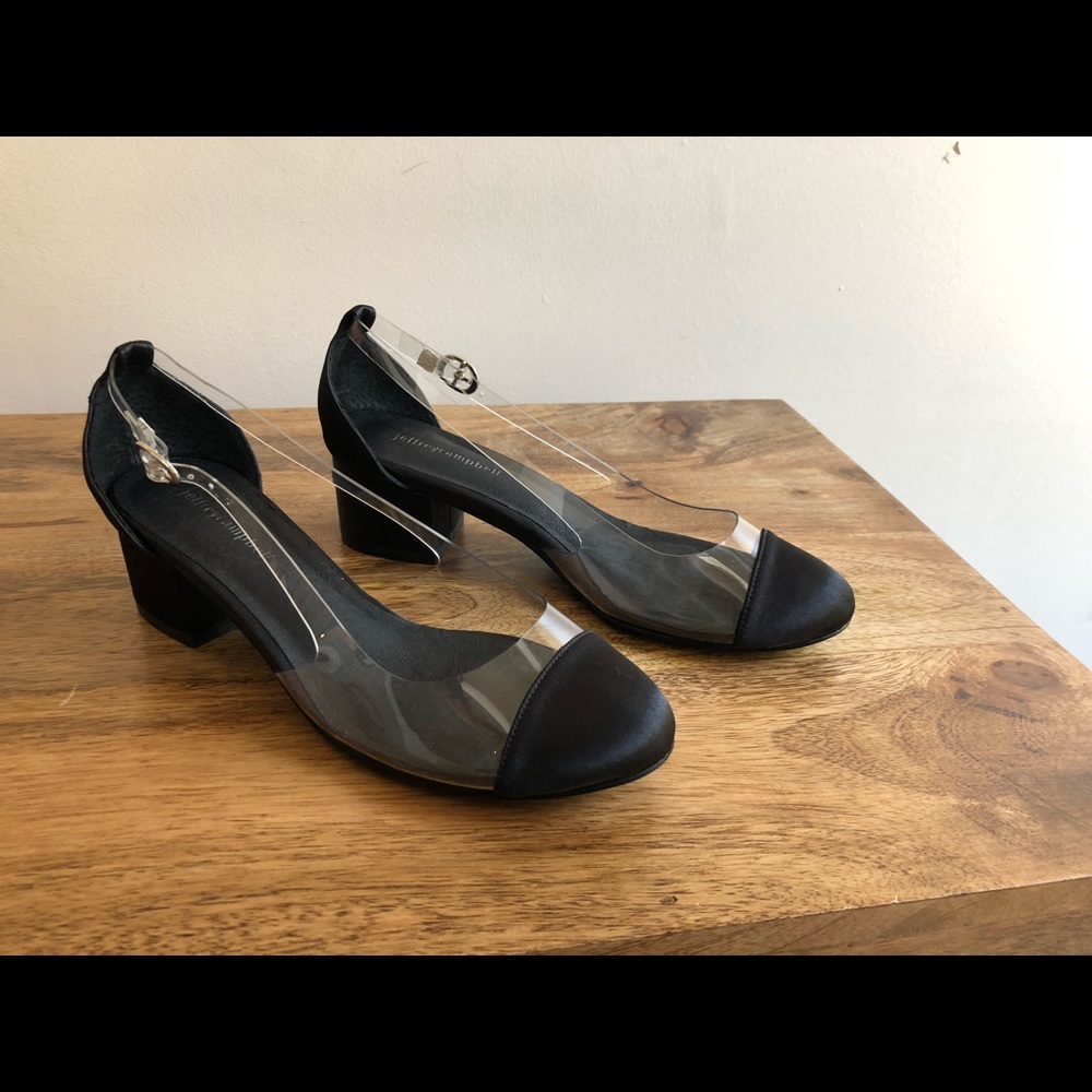 Brand new Jeffrey Campbell satin low heel, size 8